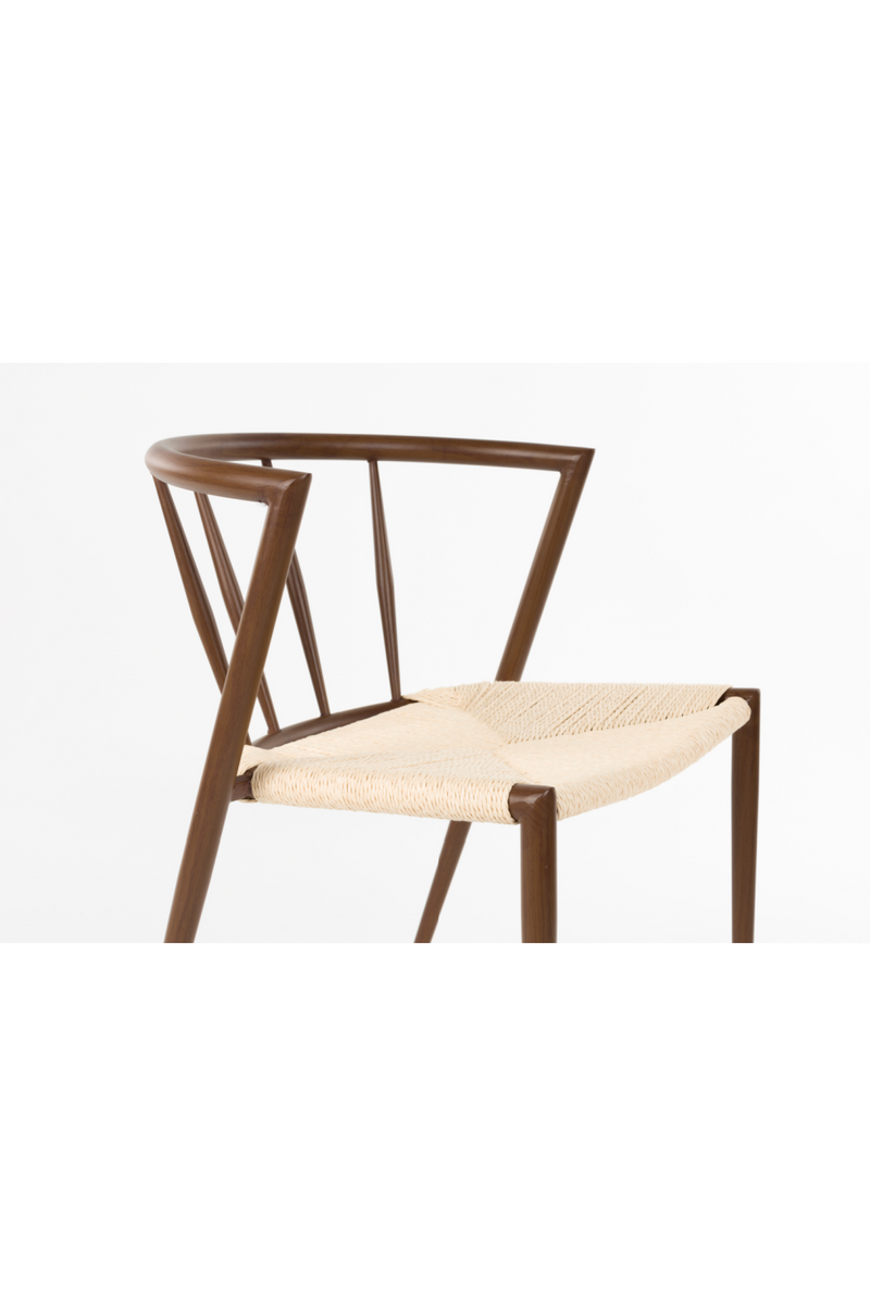 Walnut Framed Dining Chairs (2) | DF Che | Oroatrade.com