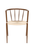 Woven Paper Seat Dining Chairs (2) | DF Che | Oroatrade.com