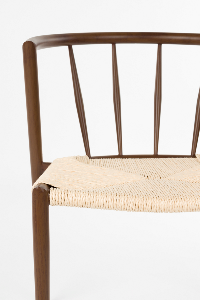 Walnut Framed Dining Chairs (2) | DF Che | Oroatrade.com