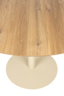 Wooden Round Pedestal Dining Table | DF Steven | Oroatrade.com
