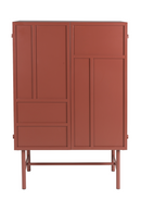 Red Iron 2-Door Cabinet | DF Davis | Oroatrade.com