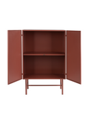 Red Iron 2-Door Cabinet | DF Davis | Oroatrade.com