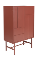 Red Iron 2-Door Cabinet | DF Davis | Oroatrade.com