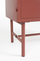 Red Iron 2-Door Cabinet | DF Davis | Oroatrade.com