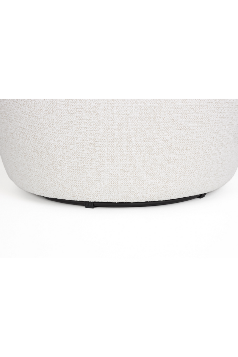 White Upholstered Lounge Chair | DF Velvoro | Oroatrade.com