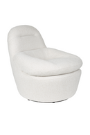 White Upholstered Lounge Chair | DF Velvoro | Oroatrade.com
