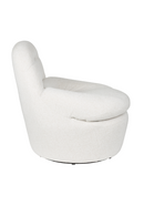 White Upholstered Lounge Chair | DF Velvoro | Oroatrade.com