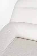 White Upholstered Lounge Chair | DF Velvoro | Oroatrade.com