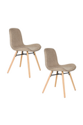 Topstitched Dining Chairs (2) | DF Lester
