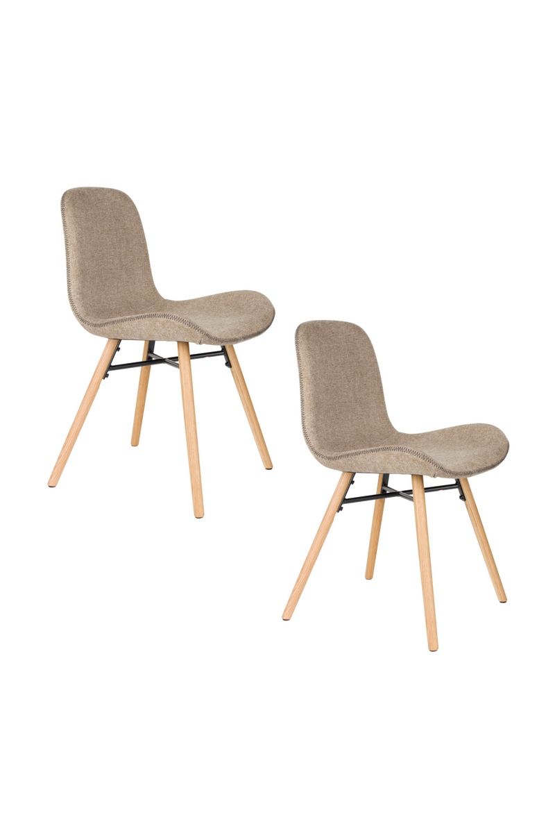 Topstitched Dining Chairs (2) | DF Lester
