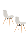 Topstitched Dining Chairs (2) | DF Lester