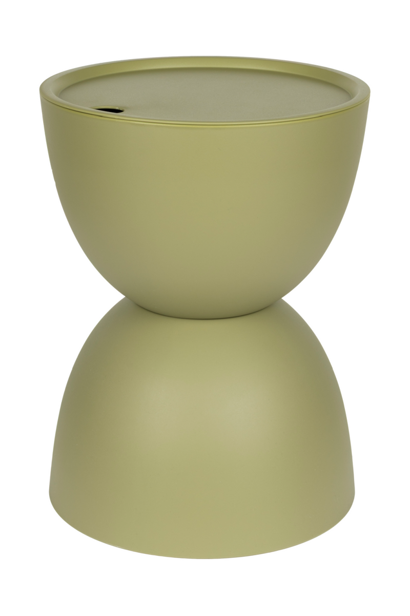 Hourglass Outdoor Storage Side Table | DF Mara | Oroatrade.com