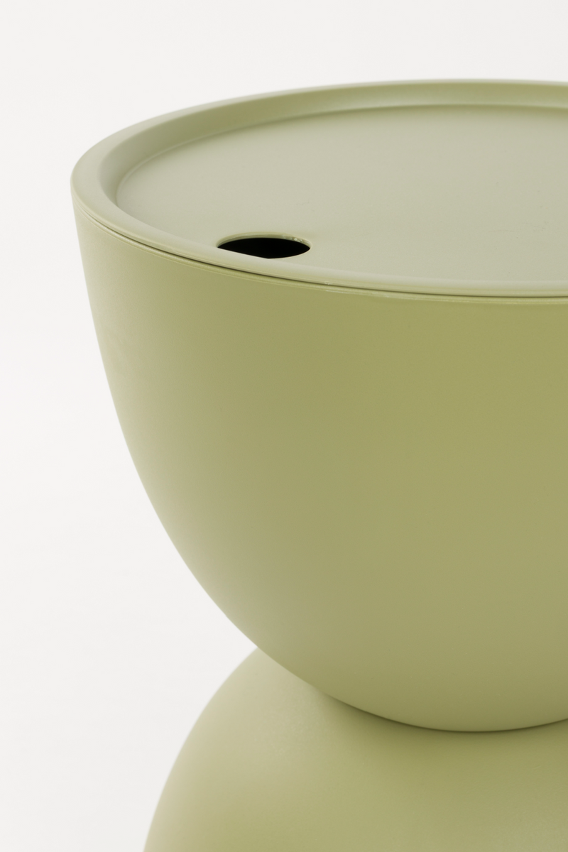 Hourglass Outdoor Storage Side Table | DF Mara | Oroatrade.com