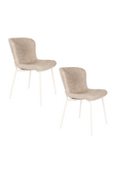 Brown Shell Dining Chairs (2) | DF Marion | Oroatrade.com