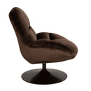 Velvet Swivel Lounge Chair | DG Beefy