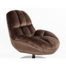 Velvet Swivel Lounge Chair | DG Beefy