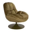 Velvet Swivel Lounge Chair | DG Beefy