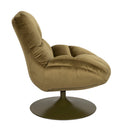 Velvet Swivel Lounge Chair | DG Beefy