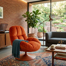 Velvet Swivel Lounge Chair | DG Beefy