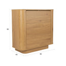 Hospitality furniture - Solid Wood 3-Drawer Cabinet - www.oroatrade.com