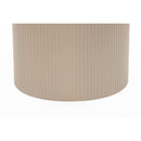 Beige Marble Round Side Table | DF Anna