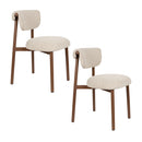 Woven Fabric Dining Chairs (2) | DF Lee