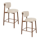 Woven Fabric Counter Chairs (2) | DF Lee