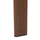 Brown Fabric Rounded Dining Chairs (2) | DF Robyn