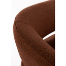 Brown Fabric 2-Seater Sofa | DF Robyn