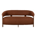 Brown Fabric 2-Seater Sofa | DF Robyn