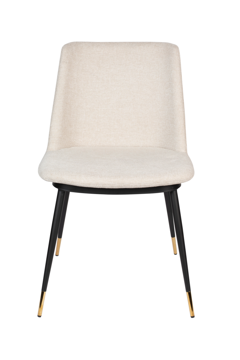 Beige Fabric Dining Chairs (2) | DF Lionel | Oroatrade.com