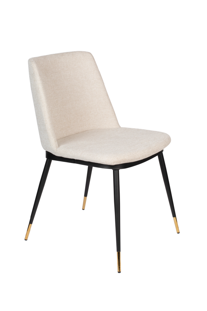 Beige Fabric Dining Chairs (2) | DF Lionel | Oroatrade.com