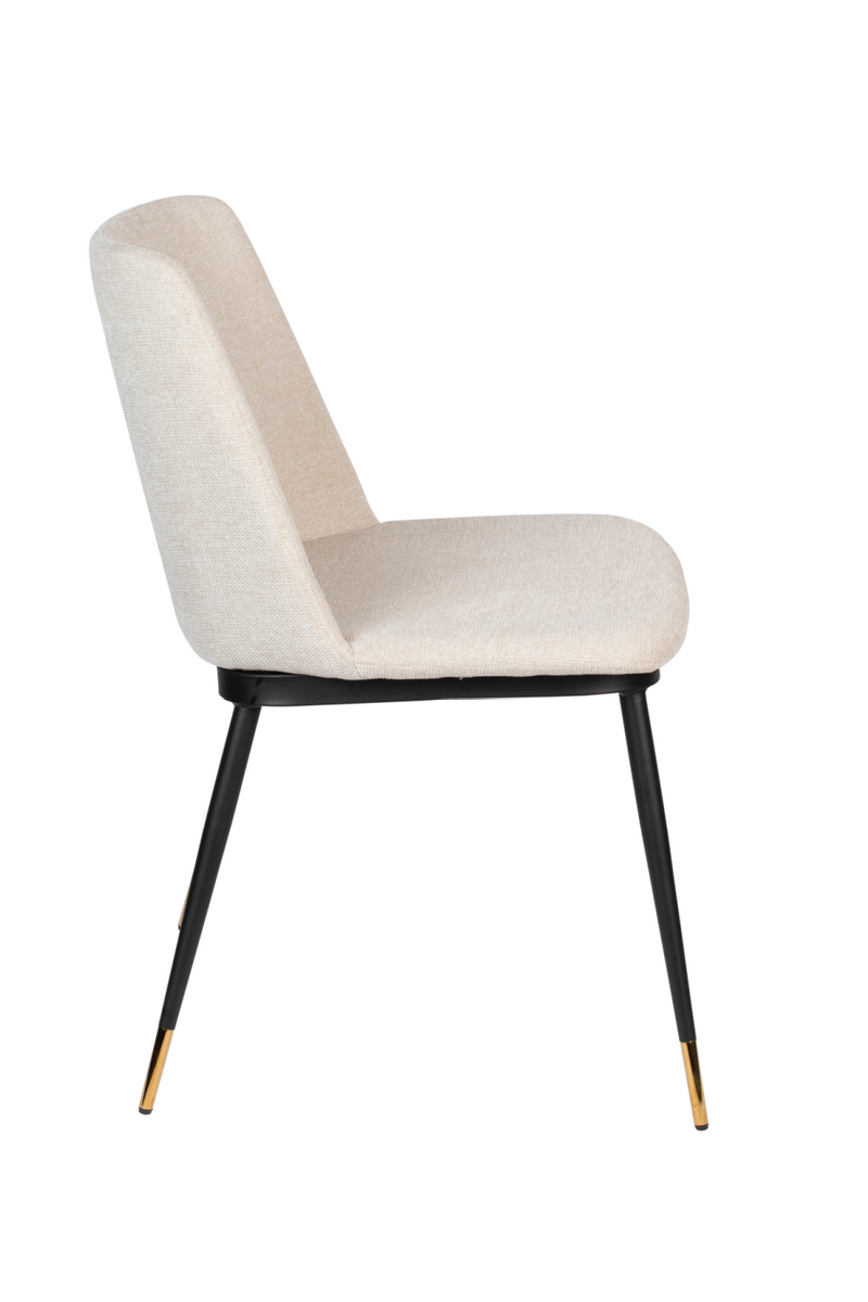 Beige Fabric Dining Chairs (2) | DF Lionel | Oroatrade.com