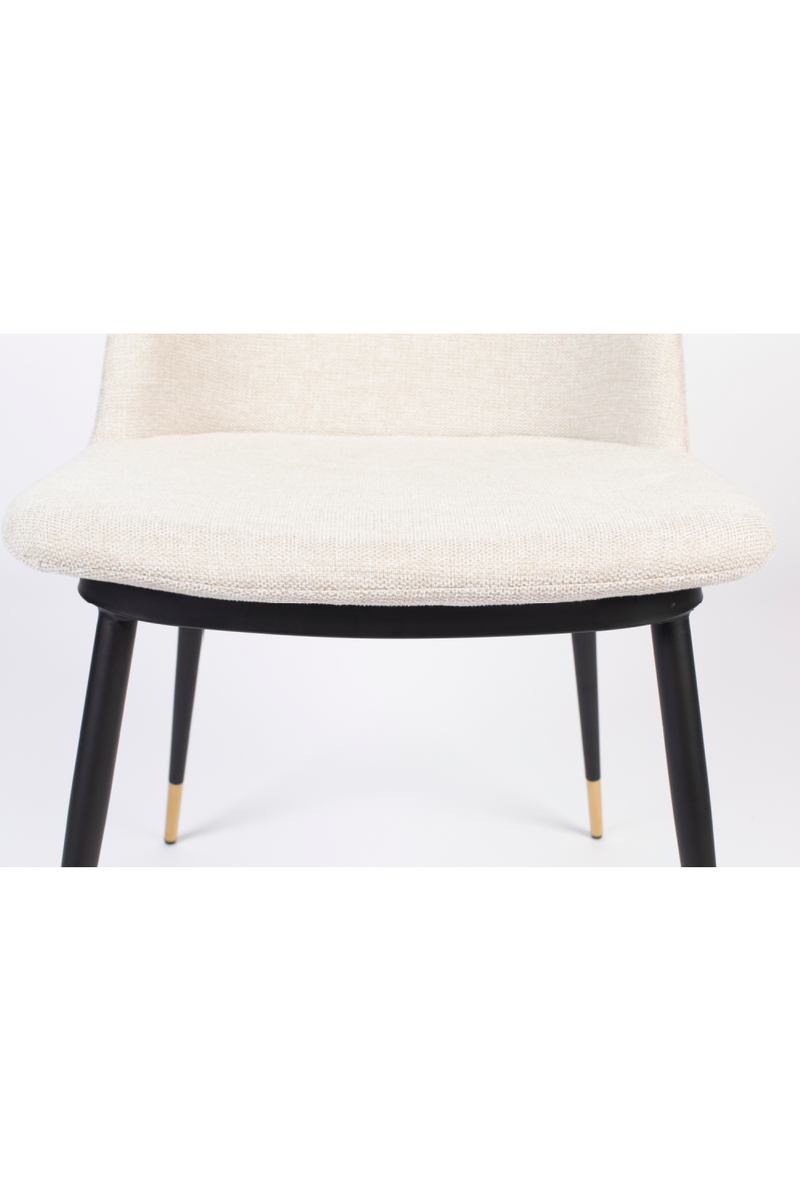Beige Fabric Dining Chairs (2) | DF Lionel | Oroatrade.com