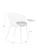 Curved Modern Dining Chair Set (4) | DF Jessica | Oroatrade.com