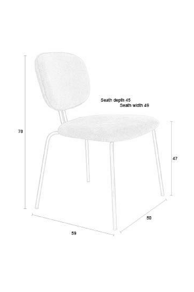 Cushioned Dining Chairs (2) | DF Bouton | Oroatrade.com