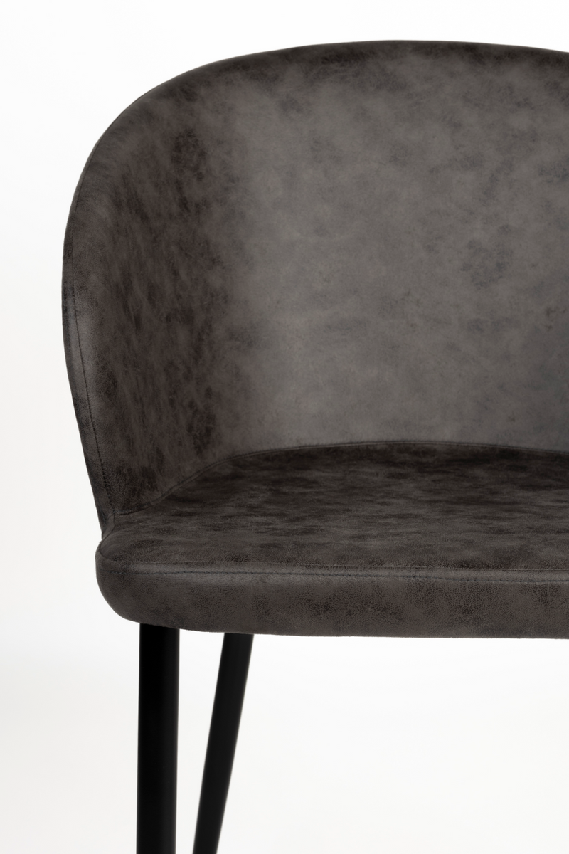 Curved Dining Chairs (2) | DF Hadid | Oroatrade.com