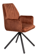 Velvet Modern Dining Armchairs (2) | DF Jamie | Oroatrade.com