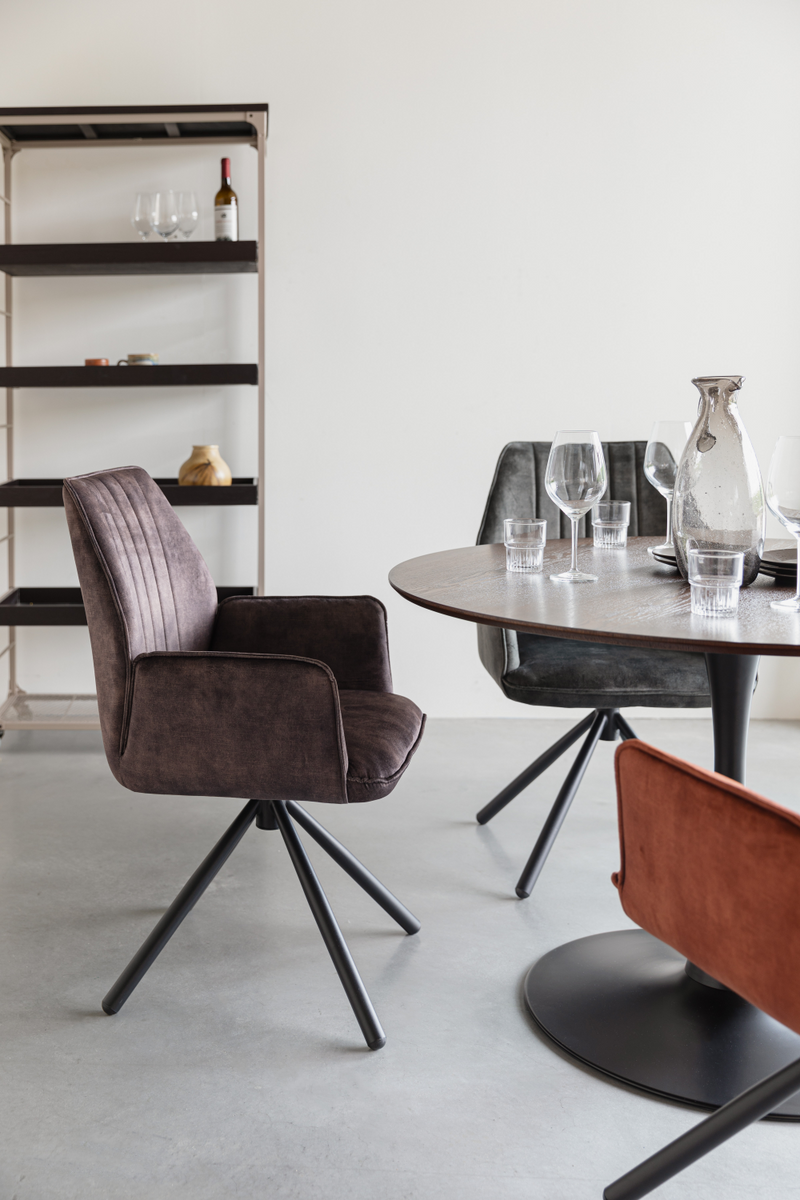 Velvet Modern Dining Armchairs (2) | DF Jamie | Oroatrade.com