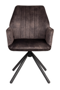 Velvet Modern Dining Armchairs (2) | DF Jamie | Oroatrade.com