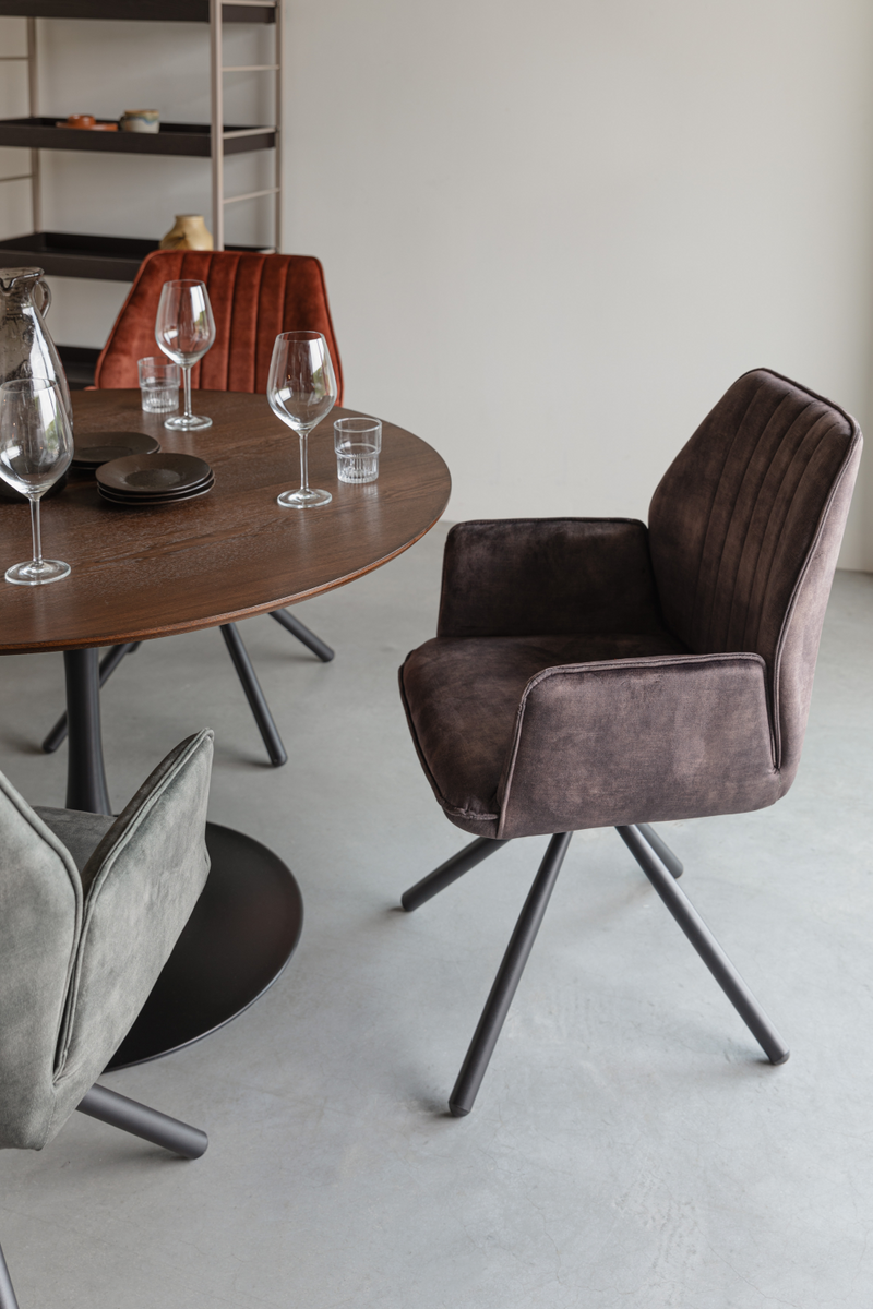 Velvet Modern Dining Armchairs (2) | DF Jamie | Oroatrade.com