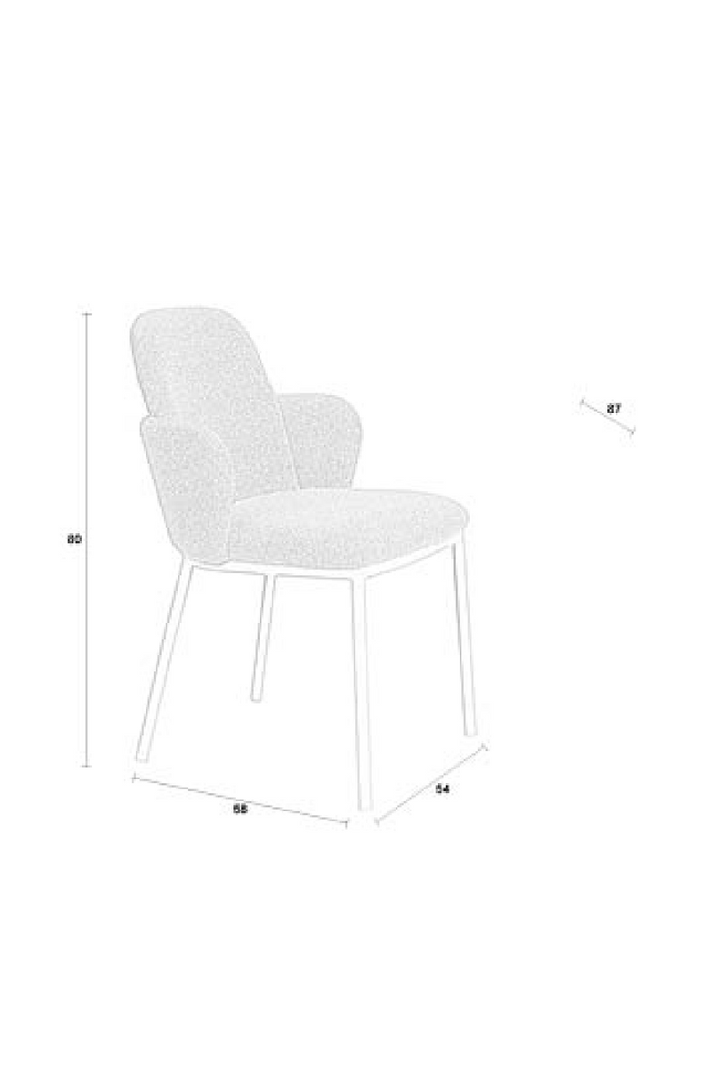 Upholstered Modern Armchair Set (2) | DF Jerrico | Oroatrade.com