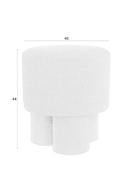 Bouclé Modern Stool | DF Marcos | Oroatrade.com