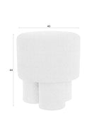 Bouclé Modern Stool | DF Marcos | Oroatrade.com