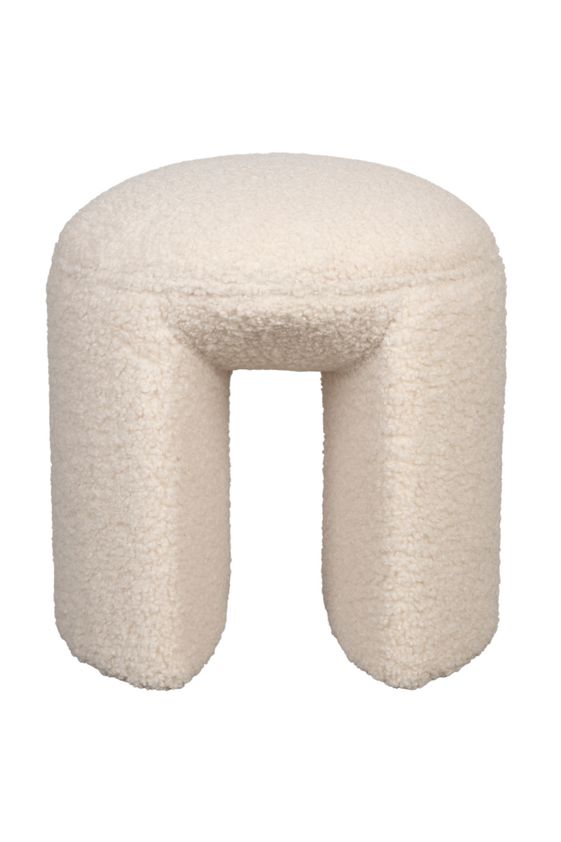 White Upholstered Stool | DF Noxx | Oroatrade.com