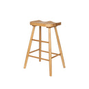 Hospitality furniture - Oak Wood Counter Stool - www.oroatrade.com