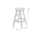 Hospitality furniture - Oak Wood Counter Stool - www.oroatrade.com