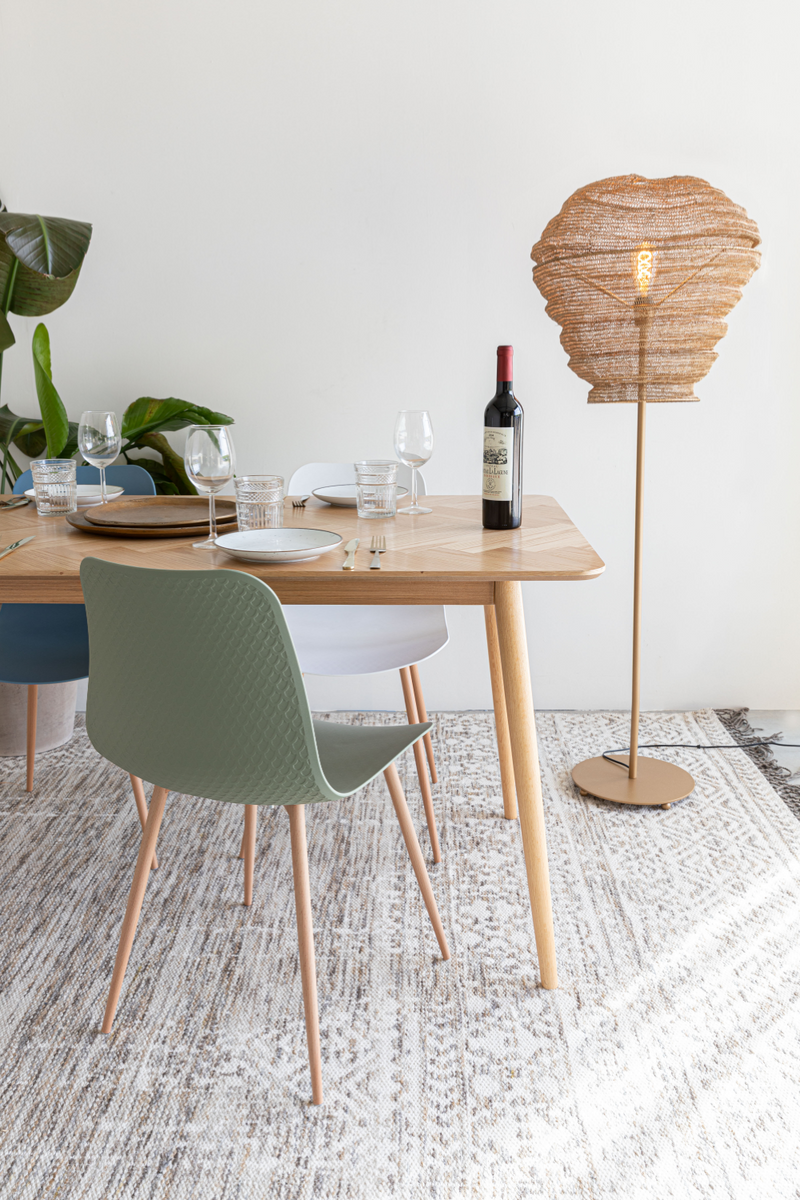 Modern Teak Dining Table | DF Fabio | Oroatrade.com