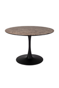 Brown Pedestal Dining Table | DF Maru | Oroatrade.com
