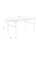 Black Oblong Dining Table | DF Marcio | Oroatrade.com